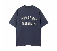 Camiseta Unisex para Primavera Y Verano, Nueva para Parejas - Diseño Clásico De Letras Doble Fila, Corte Holgado, Tops Casuales Versátiles De Manga Corta-Color-1||l