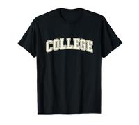 Camiseta universitaria clásica Estilo Campus Camiseta