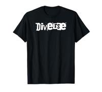 Camiseta Urbana Diverse Punk Grunge Ransom Note Typography Camiseta