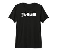 Camiseta Urbana Diverse Punk Grunge Ransom Note Typography Camiseta Premium