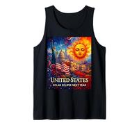 Camiseta USA Eclips Historia Americana Amantes patrióticos América Camiseta sin Mangas