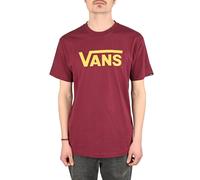 Vans Hombre Camiseta Gráfica con Logotipo Clásico, Burgundy/Spicy, S