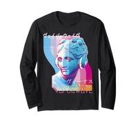 Camiseta Vaporwave DJ Venus 80s 90s Edgy Music Aesthetic Manga Larga