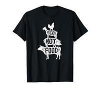 Camiseta Vegan Friends Not Food. Ropa perfecta para activistas veganos Camiseta