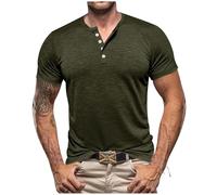 Camiseta Verano Hombre, T Shirt Hombre Playeras Camiseta De Manga Corta Ajustada Informal para Hombre Europa Y Estados Unidos Verano 2024 (Army Green S)