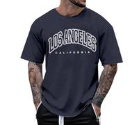 Camiseta Verano Hombre, T-Shirt Homem Playeras Camiseta De Verano para Hombre con Estampado De Árbol Pequeño Blusa De Manga Corta con Cuello Redondo (Navy XS)