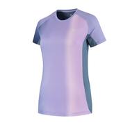 Camiseta Vertical K-Swiss Hypercourt con Estampado - Infinity/Neon Purple | Camiseta de Tenis de Rendimiento Femenino