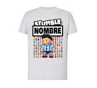 Camiseta Videojuego Leo: Manga Corta para Niño y Niña, Viral, Stumble - Regalo Original