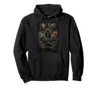 Camiseta vikinga Odin Fenrir Wolf Mitología Nórdica Lobos Sudadera con Capucha