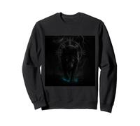 Camiseta vikinga Odins Lobos Geri & Freki Runen Wolf Sudadera