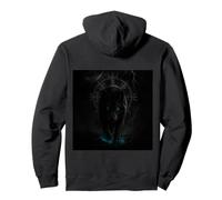 Camiseta vikinga Odins Lobos Geri & Freki Runen Wolf Sudadera con Capucha