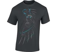 Camiseta vikinga para hombre, diseño de cuervos, Cuervo azul, 4XL Grande Extra alto