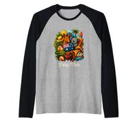 Camiseta Vintage de Australia G'day Mate con Canguro y Koala Camiseta Manga Raglan