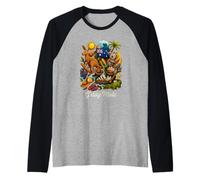 Camiseta Vintage de Australia G'day Mate con Canguro y Koala Camiseta Manga Raglan