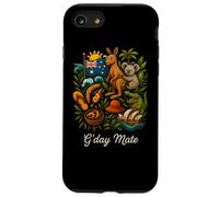 Camiseta Vintage de Australia G'day Mate con Canguro y Koala Carcasa para iPhone SE (2020) / 7 / 8