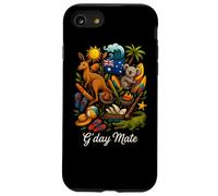 Camiseta Vintage de Australia G'day Mate con Canguro y Koala Carcasa para iPhone SE (2020) / 7 / 8