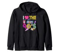 Camiseta vintage de fiesta de los 90 con texto en inglés "I Love The 90's - 90s Birthday" Sudadera con Capucha