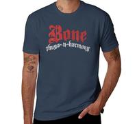 Camiseta vintage de los años 90 con gráficos de rap para hombre, camiseta casual de algodón suave estilo hip hop, desgastada, Navy-style, S