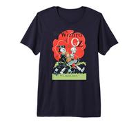Camiseta Vintage del Mago de OZ-Dorothy Scarecrow Tin Man Shirt Camiseta Premium