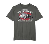 Camiseta vintage Hot Rod Old Steel is Real Camiseta