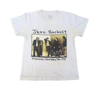 Camiseta vintage Jeff Buckley Music Tour Cotton White Unisex Tee Shirt 1A1495 White, Blanco, L