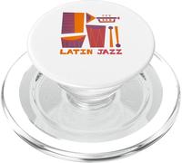 Camiseta Vintage Latin Jazz Music PopSockets PopGrip para MagSafe