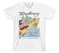 Camiseta vintage Mudhoney Stuff Every Good Tour para hombre, Blanco, M