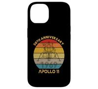 Camiseta Vintage Retro Apolo 11 Moon Landing 50 Aniversario Carcasa para iPhone 14