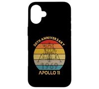 Camiseta Vintage Retro Apolo 11 Moon Landing 50 Aniversario Carcasa para iPhone 16 Plus