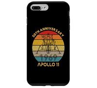 Camiseta Vintage Retro Apolo 11 Moon Landing 50 Aniversario Carcasa para iPhone 7 Plus/8 Plus