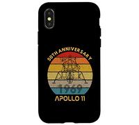 Camiseta Vintage Retro Apolo 11 Moon Landing 50 Aniversario Carcasa para iPhone X/XS