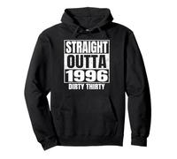 Camiseta vintage Thirty Dirty de Straight Outta, 30 cumpleaños, 1996 Sudadera con Capucha