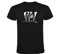 Camiseta Violadores del Verso Kase.O Logo Hombre Negra100% Algodón Tallas S M L XL XXL Mangas Cortas (FR/ES, Letras, S, Regular, Regular, Negro)