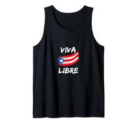 Camiseta Viva Puerto Rico Libre Protest March Antigobernment Camiseta sin Mangas