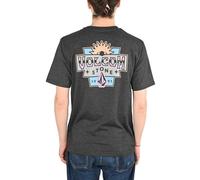 Camiseta Volcom Sure Thing S/S - Negro Jaspeado
