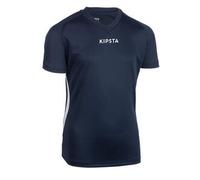 Camiseta Voleibol Niña Allsix V100 azul marina 113-122cm 5-6A