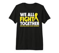 Camiseta We All Fight Together Meduloblastoma Conciencia Camiseta Premium