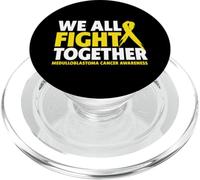 Camiseta We All Fight Together Meduloblastoma Conciencia PopSockets PopGrip para MagSafe