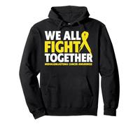 Camiseta We All Fight Together Meduloblastoma Conciencia Sudadera con Capucha