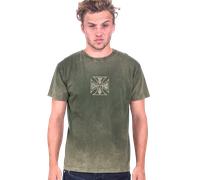 Camiseta West Coast Choppers Parts Verde VintageL Verde Vintage