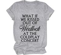 Camiseta What If We Kissed Out of Wedlock at The Concert, What If We Kissed Out of Wedlock at The Concert, gris, S