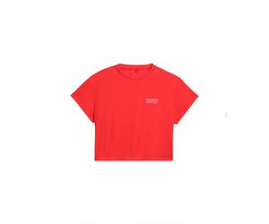 Camiseta Wilson Harper Crop Tee Ww00367511rdb Infrared Mujer