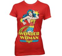 Camiseta Wonder Mujer Superhero Suéter Mujer Rojo Oficial Hybris