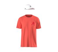 Camiseta y Gorra Lacoste Djokovic Fan Pack Th1044 522 White / Navy Blue