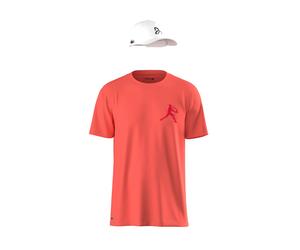 Camiseta y Gorra Lacoste Djokovic Fan Pack Th1044 522 White / Navy Blue