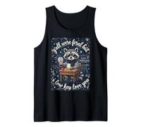Camiseta Yall were Feral But I Low Key Love You Raccoon 1 Camiseta sin Mangas