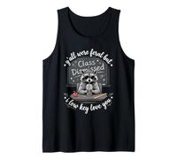 Camiseta Yall were Feral But I Low Key Love You Raccoon 3 Camiseta sin Mangas