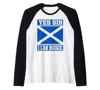 Camiseta Yes Sir I Can Boogie Escocia - No Scotland No Party Camiseta Manga Raglan