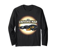 Camiseta You Are Here Fun Universe Map Manga Larga