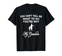 Camiseta You Can't Tell Me What To Do You'Re Not My Grandson Camiseta gráfica económica, Hombre, Negro, L